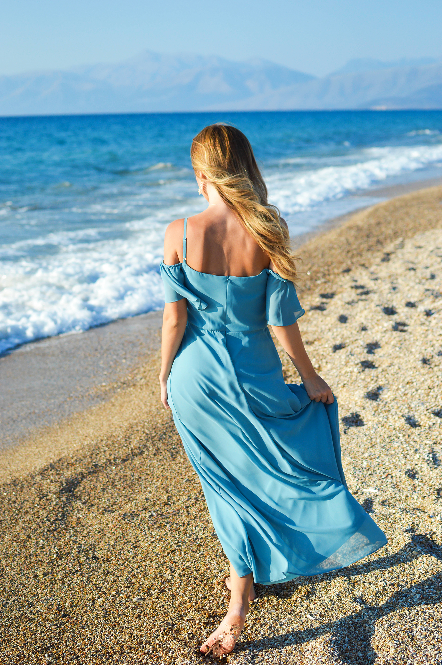 Charming Blue Dress by Tamara Bellis