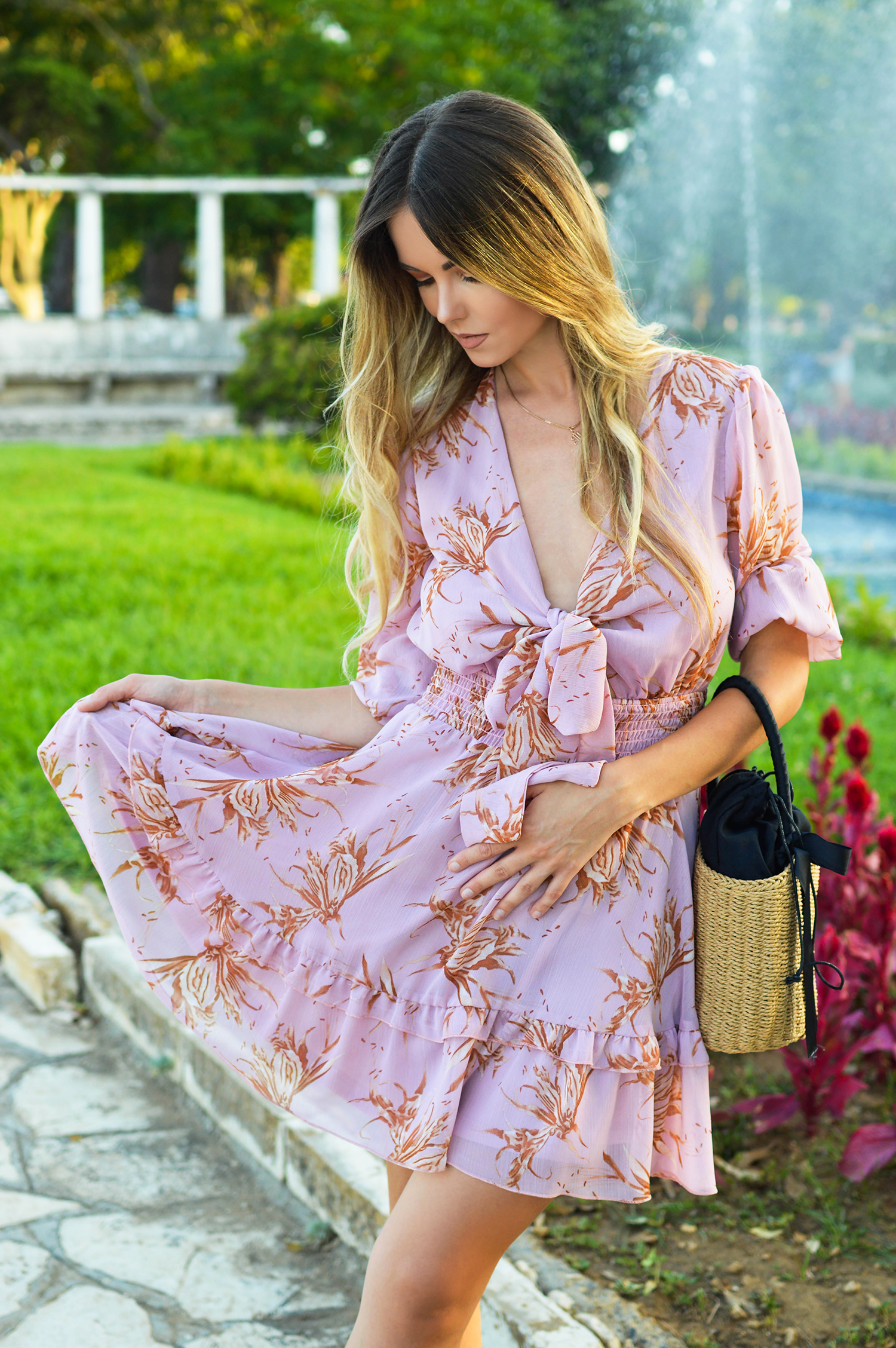 Elegant Summer Mini Dress by Tamara Bellis
