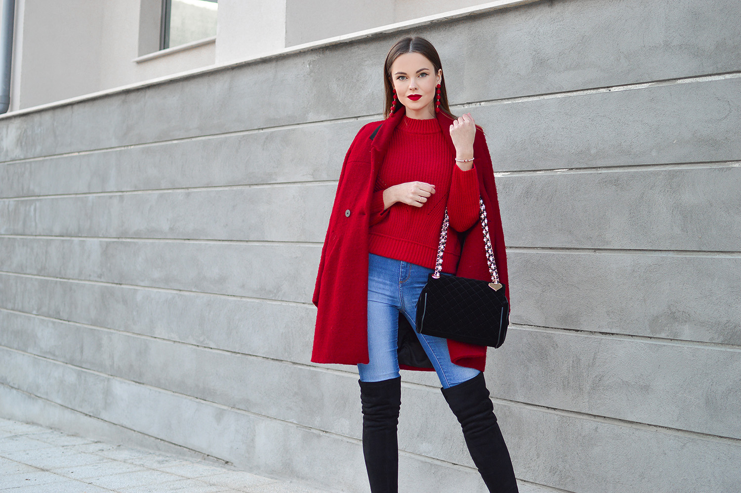 How To Wear Red this Fall by Tamara Bellis