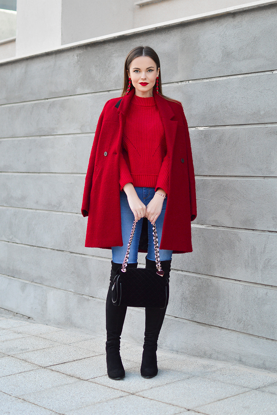 How To Wear Red this Fall by Tamara Bellis