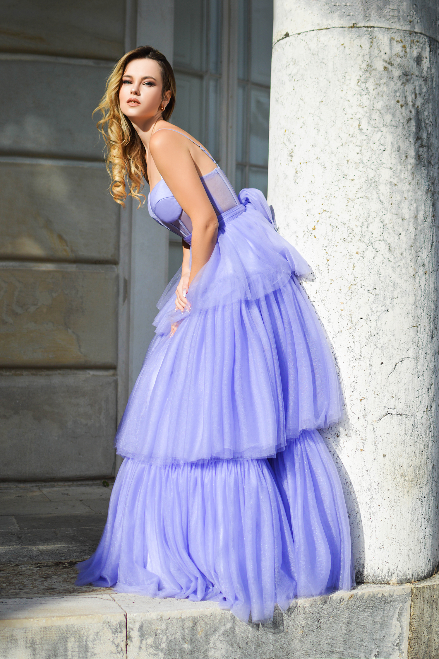 Lavender Tulle Dress