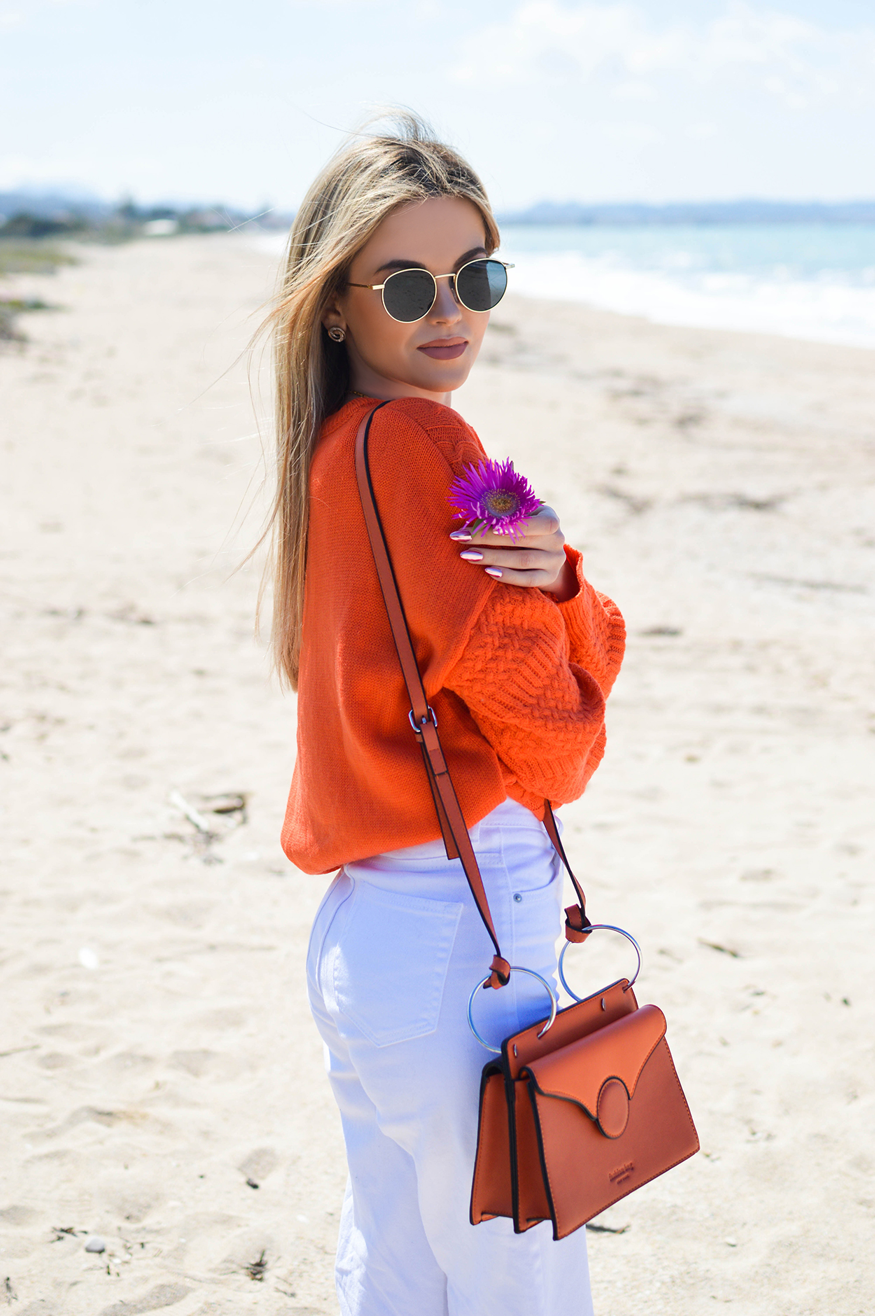 Orange Sweater by Tamara Bellis