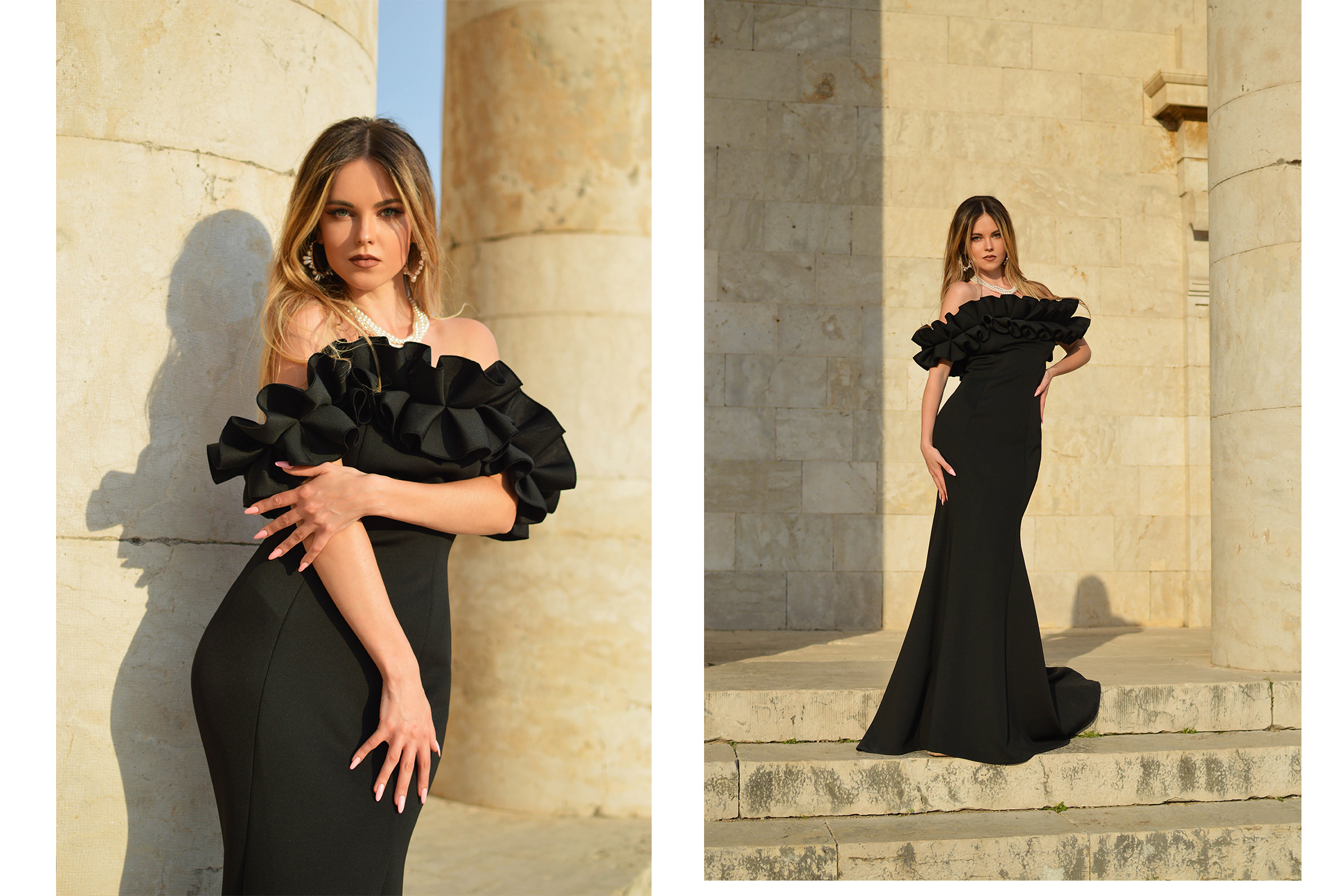 Sexy Bodycon Black Dress by Tamara Bellis