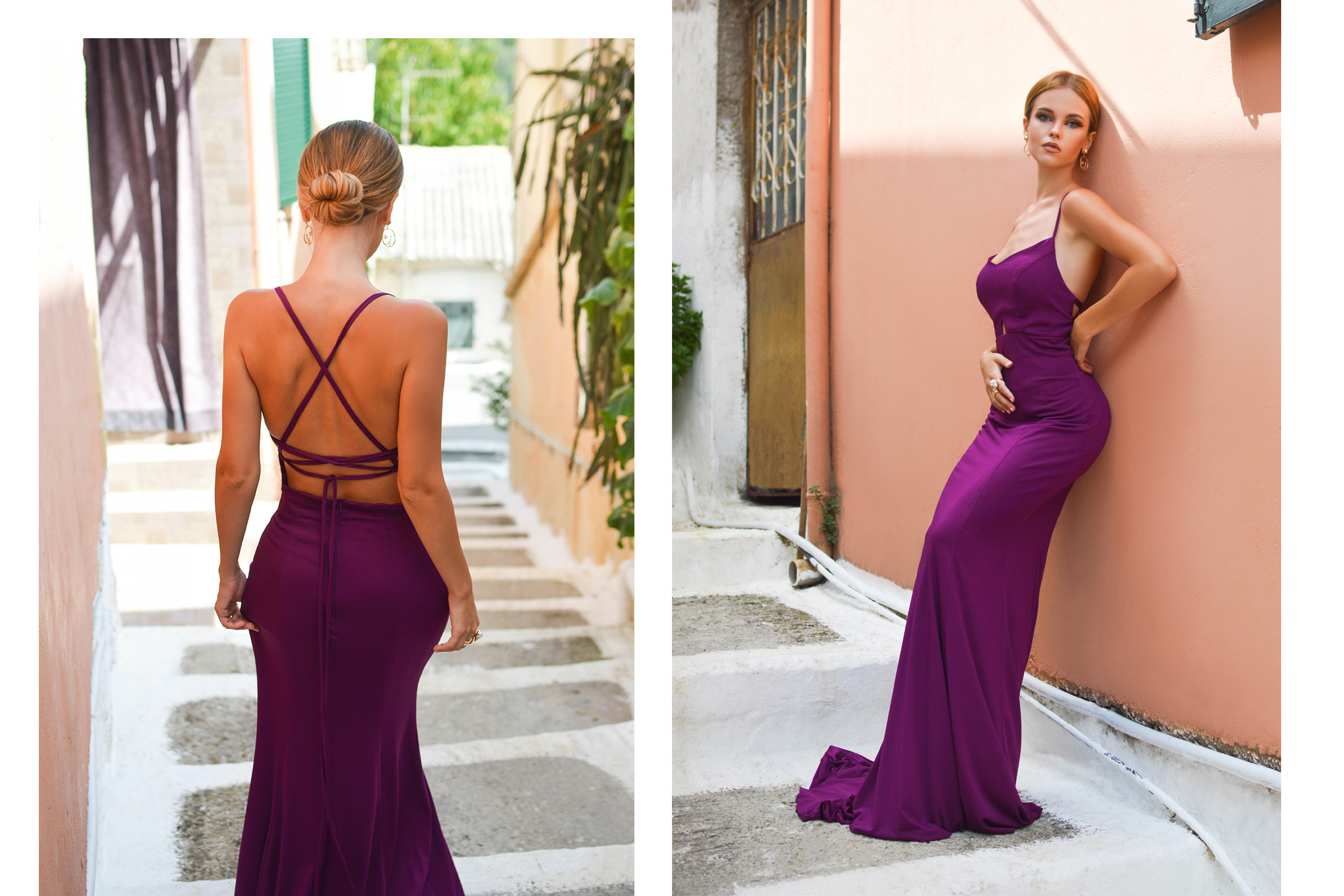 Sexy Purple Dresss by Tamara Bellis