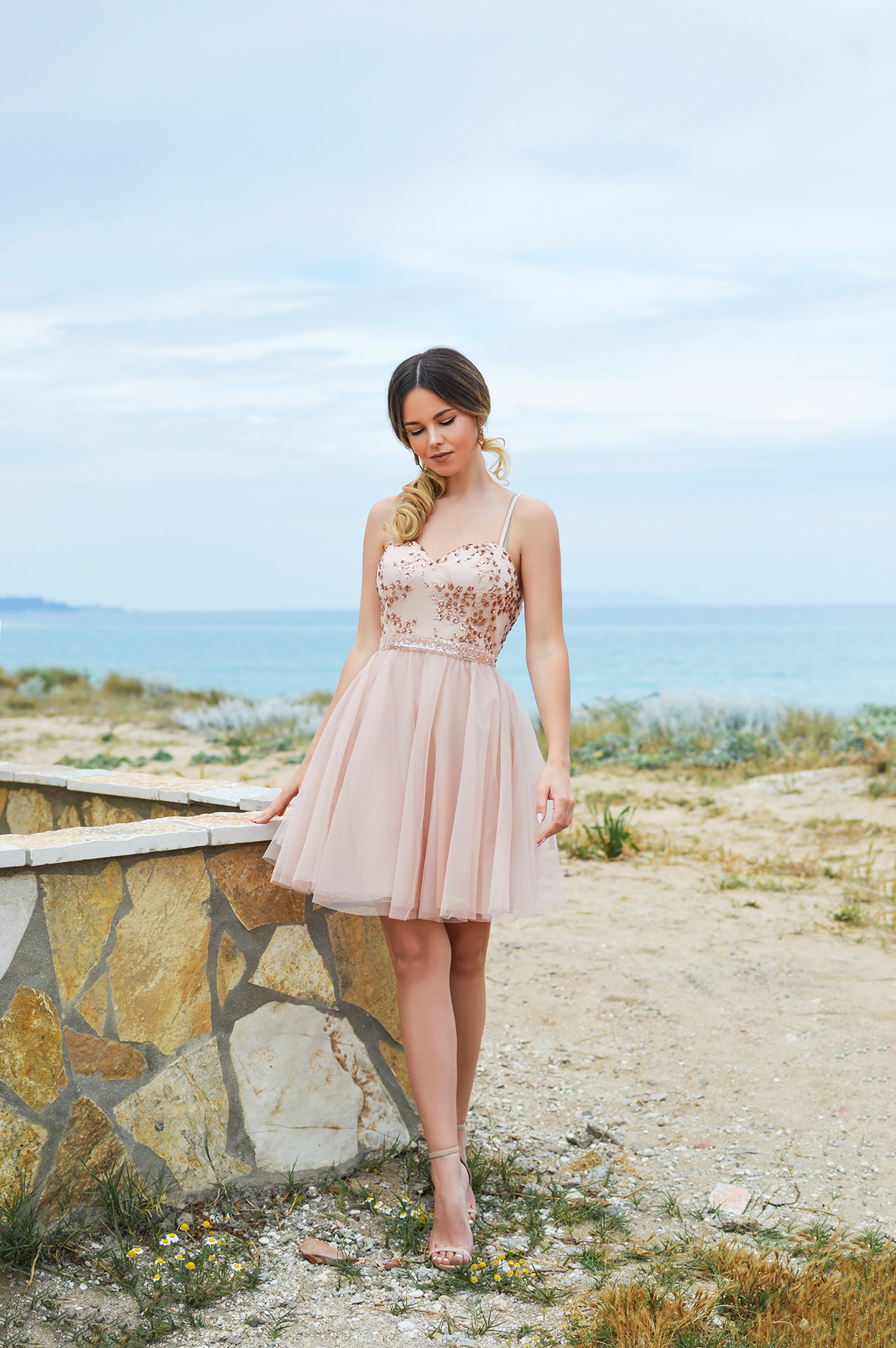 Sweetheart Sequin Dress by Tamara Bellis